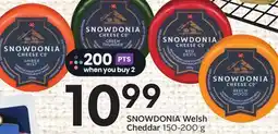 Sobeys Welsh Cheddar offer