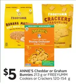 Sobeys Cheddar or Graham Bunnies 213 g or Cookies or Crackers offer