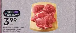 Sobeys Fresh Pork Loin Rib and Sirloin Comb Chops offer