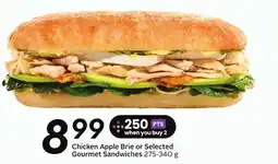 Sobeys Chicken Apple Brie or Selected Gourmet Sandwiches - Apple Fest offer