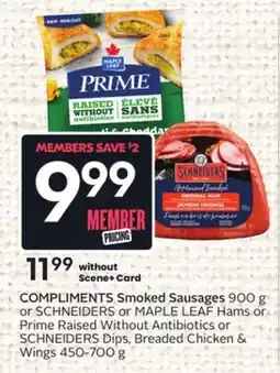 Sobeys COMPLIMENTS Smoked Sausages offer