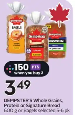 Sobeys Whole Grains, Protein or Signature Bread offer