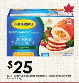 Sobeys Seasoned Boneless Turkey Breast Roast offer