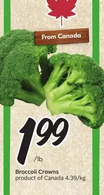 Sobeys Broccoli Crowns offer