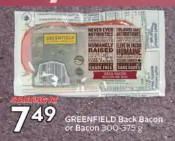 Sobeys Back Bacon or Bacon offer