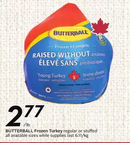 Sobeys Frozen Turkey offer