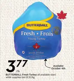 Sobeys Fresh Turkey offer
