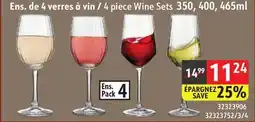 Sushi Shop 4 piece Wine Sets offer