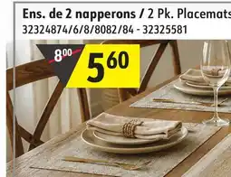 Sushi Shop 2 Pk. Placemats offer