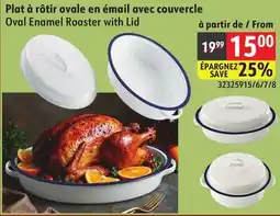 Sushi Shop Oval Enamel Rooster with Lid offer