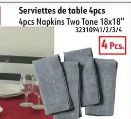 Sushi Shop 4pcs Napkins Two Tone 18x18 offer