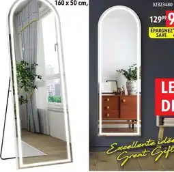 Sushi Shop Full Length Mirror with LED Lights Wall Mounted Hanging offer