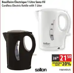 Sushi Shop Salton Cordless Electric Kettle with offer