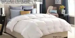 Sushi Shop 100% cotton White Feather and Duck Down Duvet offer