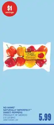 Wholesale Club NO NAME NATURALLY IMPERFECT SWEET PEPPERS, 2.5 LB BAG offer