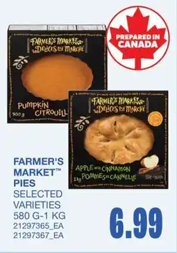 Wholesale Club FARMER'S MARKET PIES, 580 G-1 KG offer