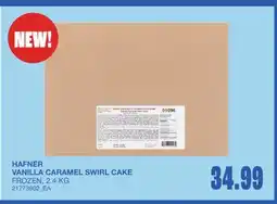 Wholesale Club HAFNER VANILLA CARAMEL SWIRL CAKE offer