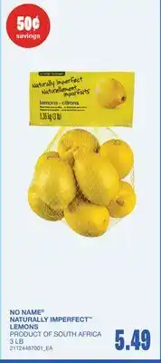 Wholesale Club NO NAME NATURALLY IMPERFECT LEMONS, 3 LB offer