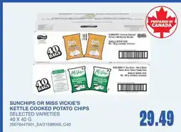 Wholesale Club KETTLE COOKED POTATO CHIPS offer