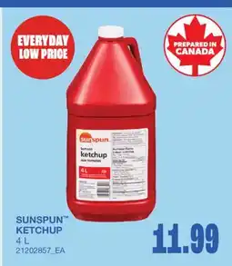 Wholesale Club KETCHUP offer