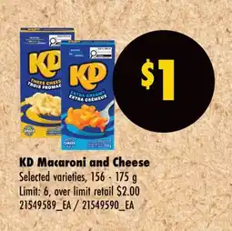 Wholesale Club KD Macaroni and Cheese offer