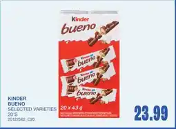 Wholesale Club BUENO, 20'S offer
