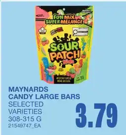 Wholesale Club MAYNARDS CANDY LARGE BARS offer