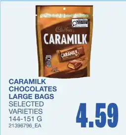 Wholesale Club CARAMILK CHOCOLATES LARGE BAGS offer