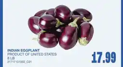 Wholesale Club INDIAN EGGPLANT, 8 LB offer