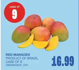 Wholesale Club RED MANGOES, CASE OF 9 offer