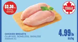 Wholesale Club CHICKEN BREASTS offer