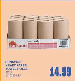 Wholesale Club KRAFT PAPER TOWEL ROLLS,12'S offer