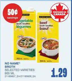 Wholesale Club BROTH offer