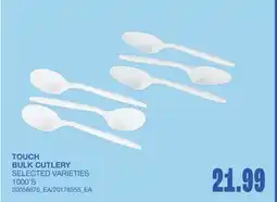 Wholesale Club TOUCH BULK CUTLERY, 1000'S offer