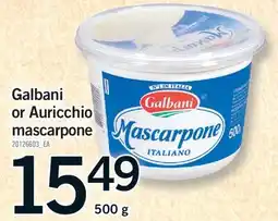 Fortinos GALBANI OR AURICCHIO MASCARPONE offer