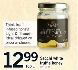 Fortinos SACCHI WHITE TRUFFLE HONEY offer
