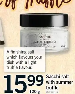 Fortinos SACCHI SALT WITH SUMMER TRUFFLE offer