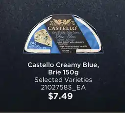 Fortinos CASTELLO CREAMY BLUE, BRIE offer