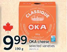 Fortinos OKA CHEESE offer