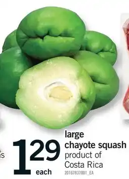 Fortinos LARGE CHAYOTE SQUASH offer