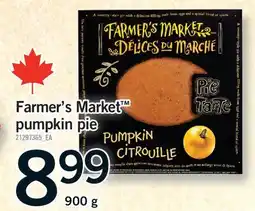 Fortinos FARMER'S MARKET PUMPKIN PIE offer