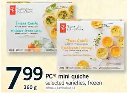 Fortinos PC MINI QUICHE offer