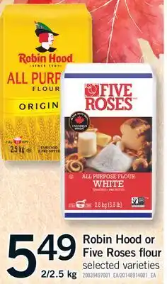 Fortinos ROBIN HOOD OR FIVE ROSES FLOUR, 2/2 offer
