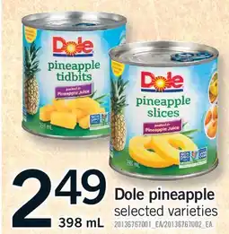 Fortinos DOLE PINEAPPLE offer