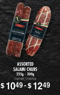 Fortinos MARCANGELO ASSORTED SALAMI CHUBS, 225G - 300G offer