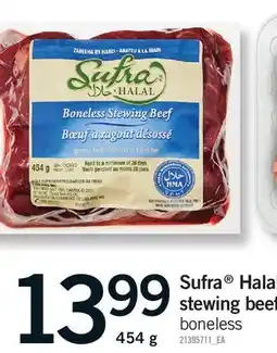 Fortinos SUFRA HALAL STEWING BEEF BONELESS offer