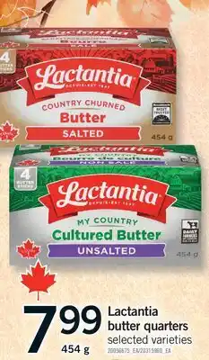Fortinos LACTANTIA BUTTER QUARTERS offer