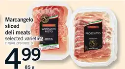 Fortinos MARCANGELO SLICED DELI MEATS offer