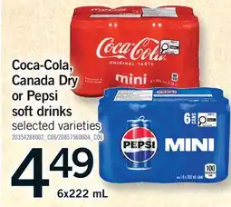 Fortinos COCA-COLA, CANADA DRY OR PEPSI SOFT DRINKS offer