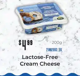 Fortinos LACTOSE-FREE CREAM CHEESE offer